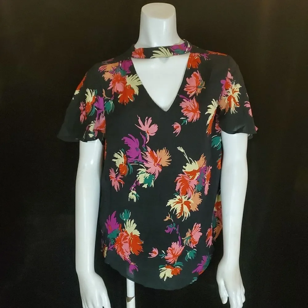 Anthropologie Maeve Bella Choker Floral Top (S) - Picture 5 of 7